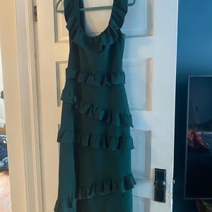 COPY - Show me your mumu ruffle dress. Worn ONCE.